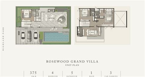 Highland Park Pool Villas Br Pool Villa Type Rosewood Keller Henson