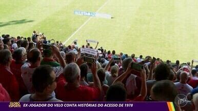 Globo Esporte São Carlos Araraquara Ex jogador do Velo conta