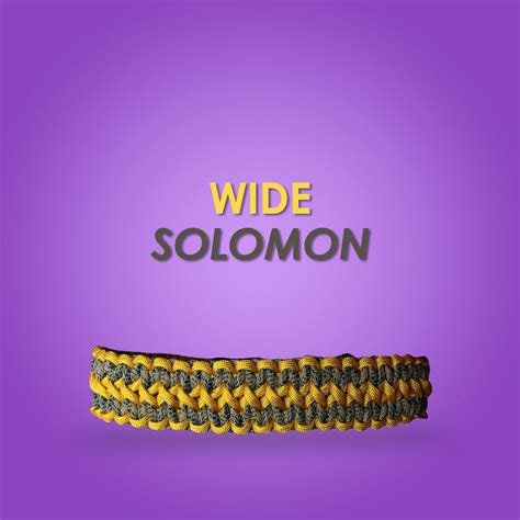 Wide Solomon Halsband Tutorial Pakket Paracord