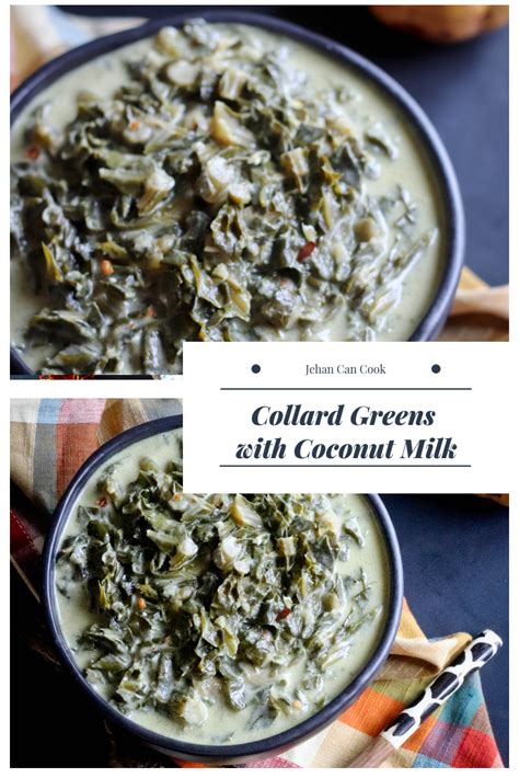 Collard greens with coconut milk – Artofit