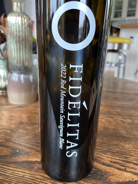 Fidelitas Sauvignon Blanc Red Mountain Usa Washington Columbia