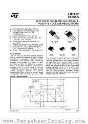 Ld F Datasheet Pdf Low Drop Adjustable Positive Voltage Regulator