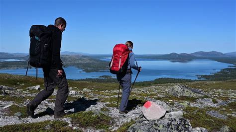 Hiking Km S Dra Kungsleden Sweden Youtube