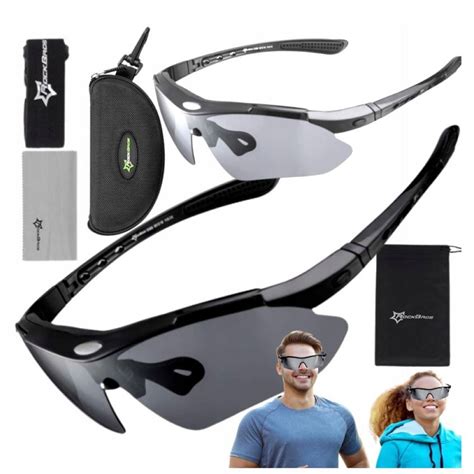 Okulary Na Rower Szk A Fotochromowe Uv Rockbros Okulary Rowerowe