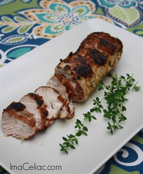 Garlic Herb Grilled Pork Tenderloin Im A Celiac