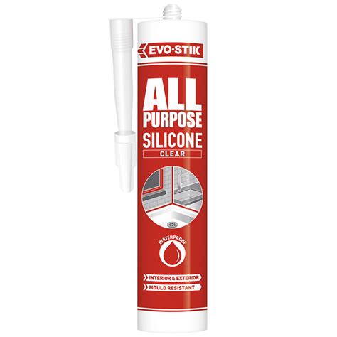 Evo Stik Clear All Purpose Silicone Sealant Wilko