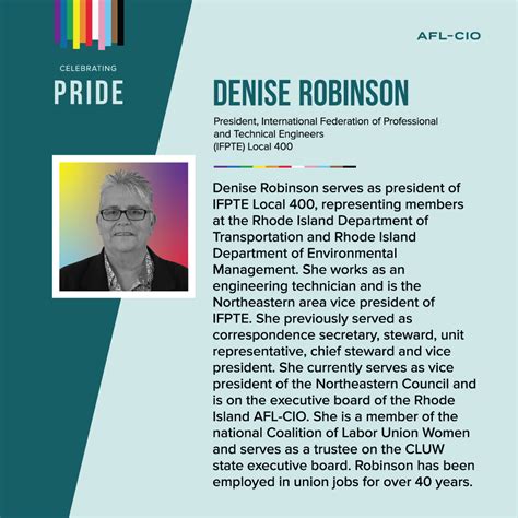 Pride Month Profiles: Denise Robinson | AFL-CIO