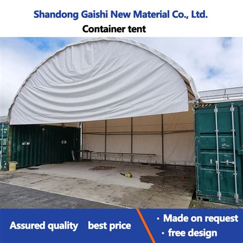 Quick Build Truss PVC 20FT 40FT Container Tent For Storage Shelter