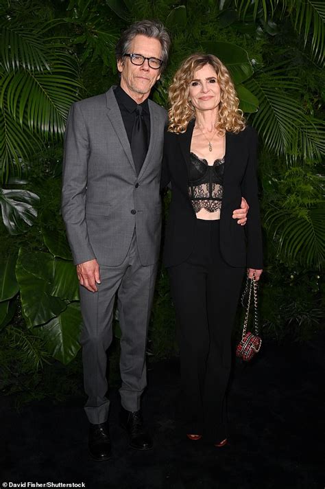 Kevin Bacon Looks Sharp As He Puts His Arm Around Wife Kyra Sedgwick At