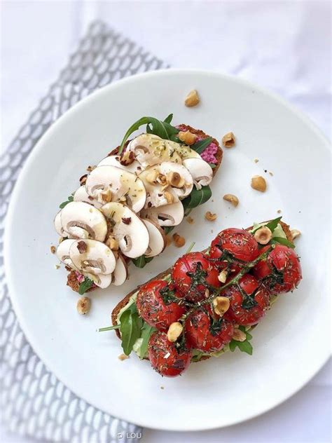 Recette Bruschetta Aux Champignons Et Pur E De Betteraves Marie Claire