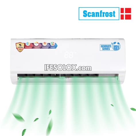 Scanfrost 1 5hp Genmate Inverter Split Unit Air Conditioner With Coppe