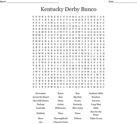 Kentucky Derby Trivia Printable