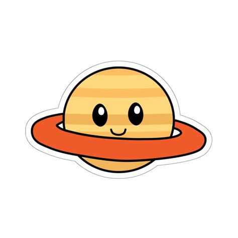 Saturn Planet Sticker Etsy