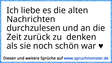 Ich Liebe Es Die Alten Nachrichten Durchzulesen Und An Die Zeit Zurück