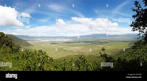Vantage Point Panorama Ngorongoro Crater Volcano Ngorongoro