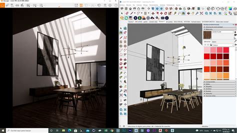 RENDER INTERIOR ENSCAPE 3 1 CREANDO TEXTURAS Y ANALIZANDO DETALLES