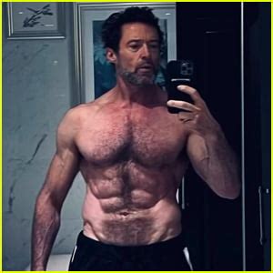 Hugh Jackman Bares Ripped Six Pack Abs In Shirtless Photo Details