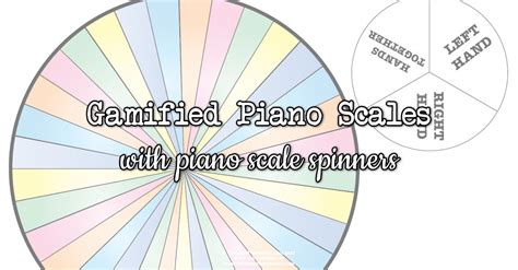 Diy Piano Scale Spinners Full Assembly Instructions Colourful Keys