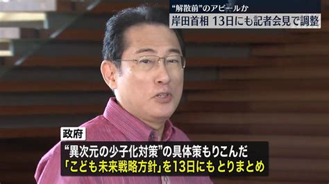 岸田首相、今月13日にも記者会見の方向で調整 「異次元の少子化対策」具体的内容など説明（2023年6月7日掲載）｜日テレnews Nnn