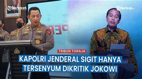 Blak Blakan Jokowi Mengkritik Kapolri Jenderal Listyo Sigit Soal