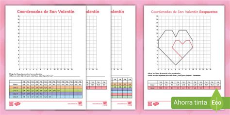 Hoja De Actividad Coordenadas De San Valent N Twinkl