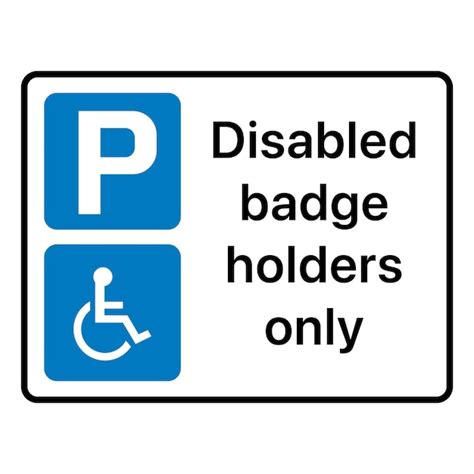 Only Disabled Parking Vectors And Illustrations For Free Download