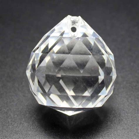 Clear 40mm K9 Crystal Glass Faceted Suncatcher Ball Prism Chandelier