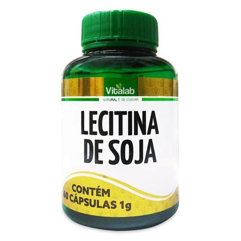 Lecitina de Soja Vitalab 60 Cápsulas em Promoção Ofertas na Americanas