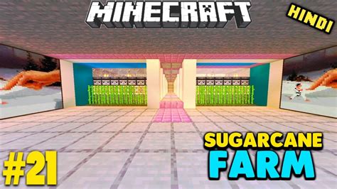 I Built A Giant Unlimited Sugarcane Farm How To Make Sugarcane Farm