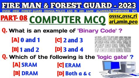 Osssc Computer Mcq Fireman And Forest Guard Computer Questions