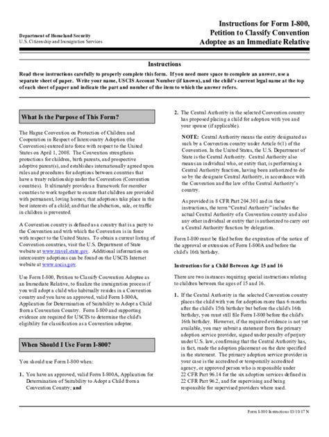 Fillable Online Instructions For Form I Department Of Fill Out