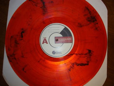 Fire Orange With Black Vinyl Records Music Record Records