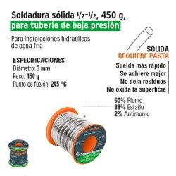 Compra En Linea Soldadura En Frio 70 Gr TF En ConstruActivo