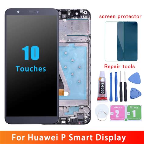 Original Lcd For Huawei P Smart Display Touch Screen With Frame