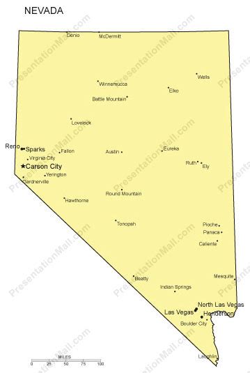 Nevada Outline Vector At Vectorified Collection Of Nevada Outline