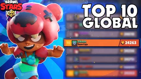 PEGANDO TOP 10 GLOBAL Rumo Aos 30k Brawl Stars YouTube