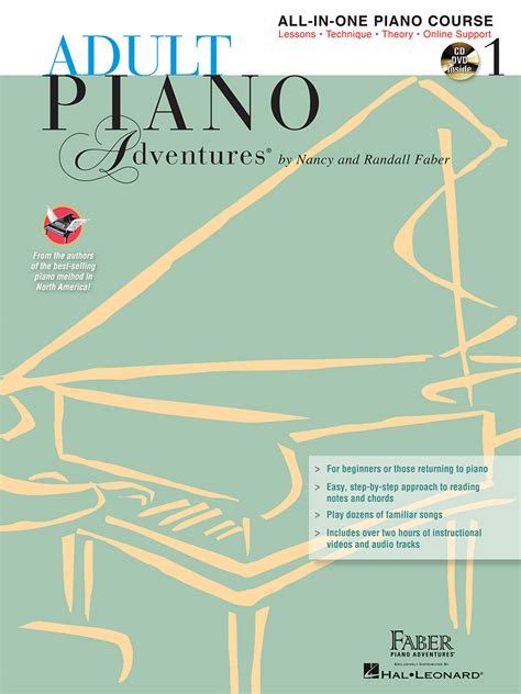 Adult Piano Adventures All In One Course Book With Cd Dvd Set Faber