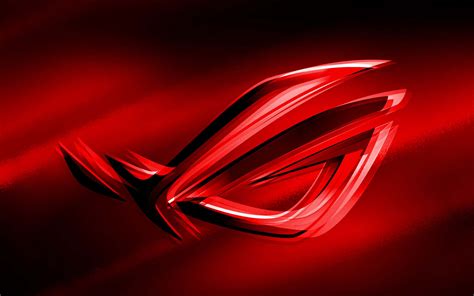 Download Red Gaming Rog Logo Wallpaper | Wallpapers.com