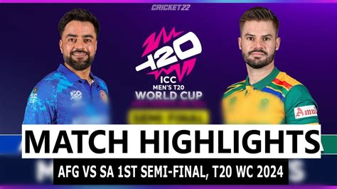 Sa Vs Afg Highlights Icc T20 World Cup 2024 Match Highlights