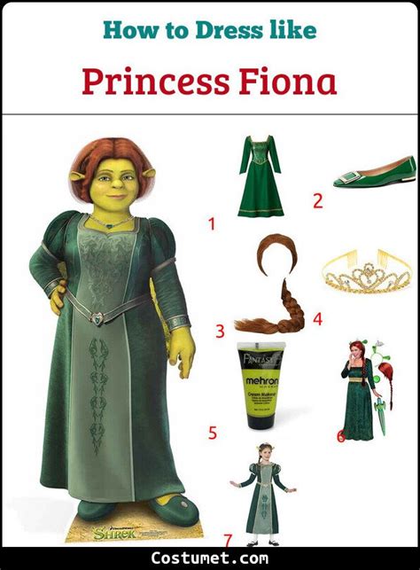 Shrek Princess Fiona Costume For Cosplay Halloween 2022 Artofit