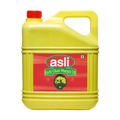 5 Litre Asli Kachi Ghani Mustard Oil Packaging Type Can At Best Price In Nashik