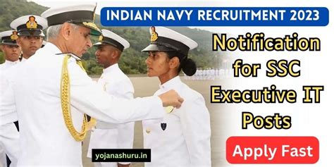 Indian Navy Recruitment Notification For Ssc Executive It Posts