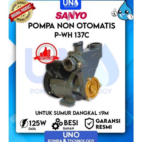 Jual Pompa Air Sanyo Pwh C Shopee Indonesia