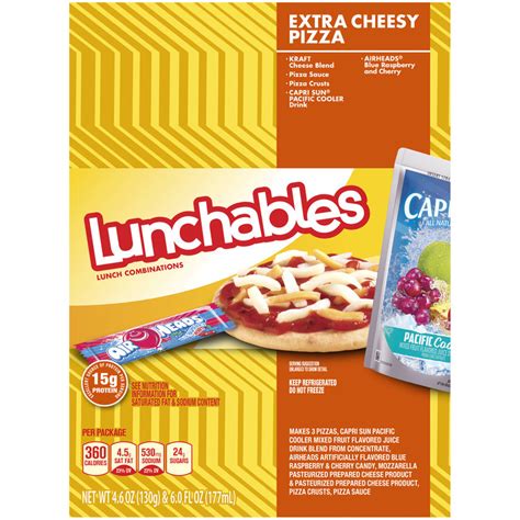 Lunchables Extra Cheese Pizza Convenience Meal Reviews 2019