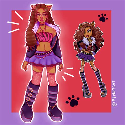 Clawdeen Wolf By P1nkycat On Deviantart