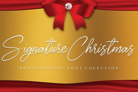 Signature Christmas Font - Dafont Free