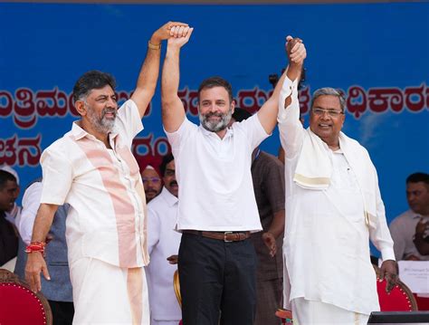 Siddaramaiah Sworn In As Cm D K Shivakumar As Deputy Cm Of Karnataka