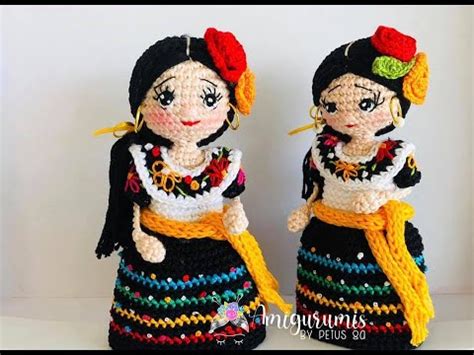 Como Tejer En Crochet Mu Eca Mini Traje Regional De Tabasco Amigurumis