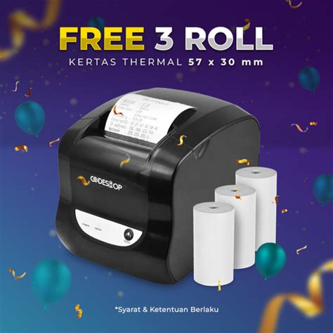 Promo Printer Thermal Codeshop Cbt Ii Struk Usb Bluetooth Rj