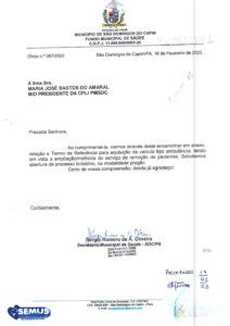 Justificativa Prefeitura Municipal De S O Domingos Do Capim